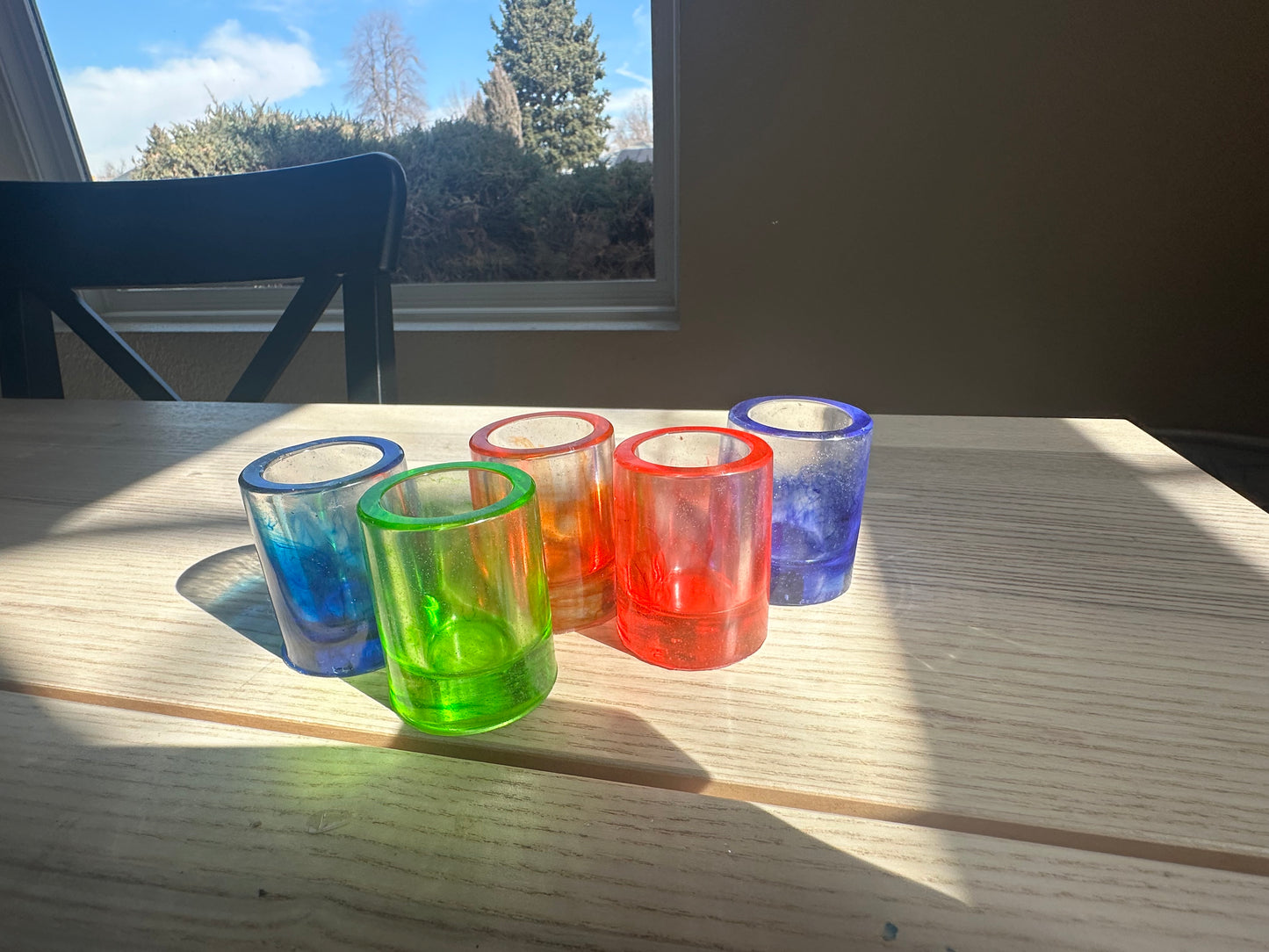 Rainbow shots