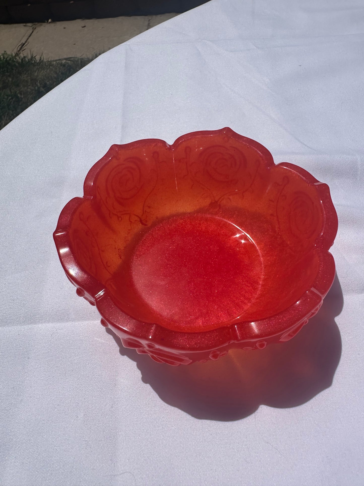 Mini red bowl
