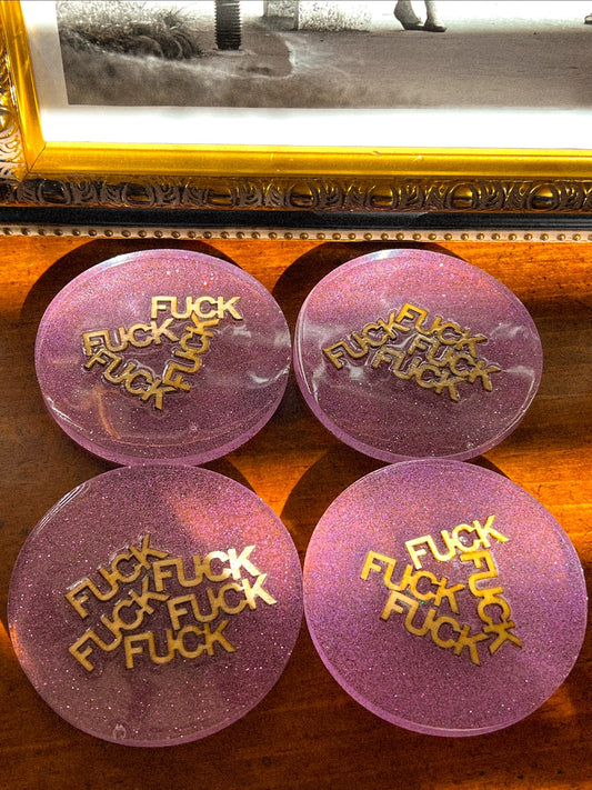 Fuck's Our Favorite Word Coasters